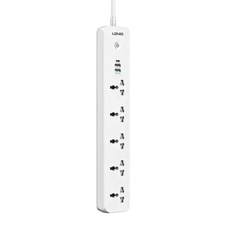 رابط برق 5 خانه LDNIO الدینیو مدلSC5319 متراژ 2 متری
